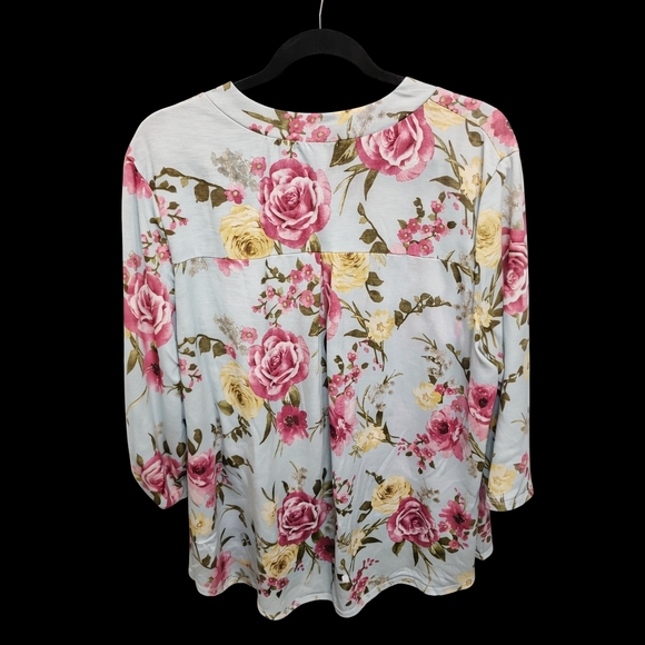 White Birch | Floral Long Sleeve Blouse | Women’s S - Picture 3 of 3